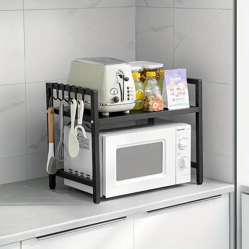 Say Goodbye To Clutter, Store Items With Ease And Create An Orderly Space. With This Retractable Storage Rack, Everything Can Be Taken Care Of.