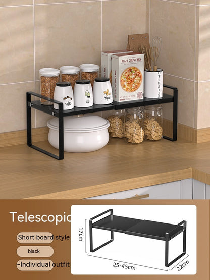 Kitchen Storage Retractable Cabinet Storage Shelf