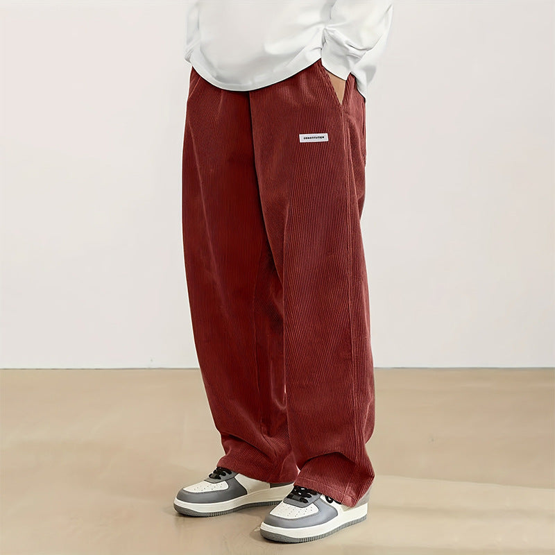 New Corduroy Casual Pants For Men European And American Style