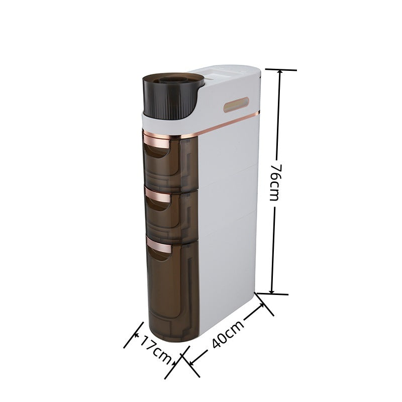 Drawer Style Narrow Slit Storage Rack For Miscellaneous Items