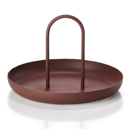 Round Hand Tray Sundries Small Items Desktop Tray