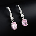 Fashionable Colored Diamond Earrings For Women