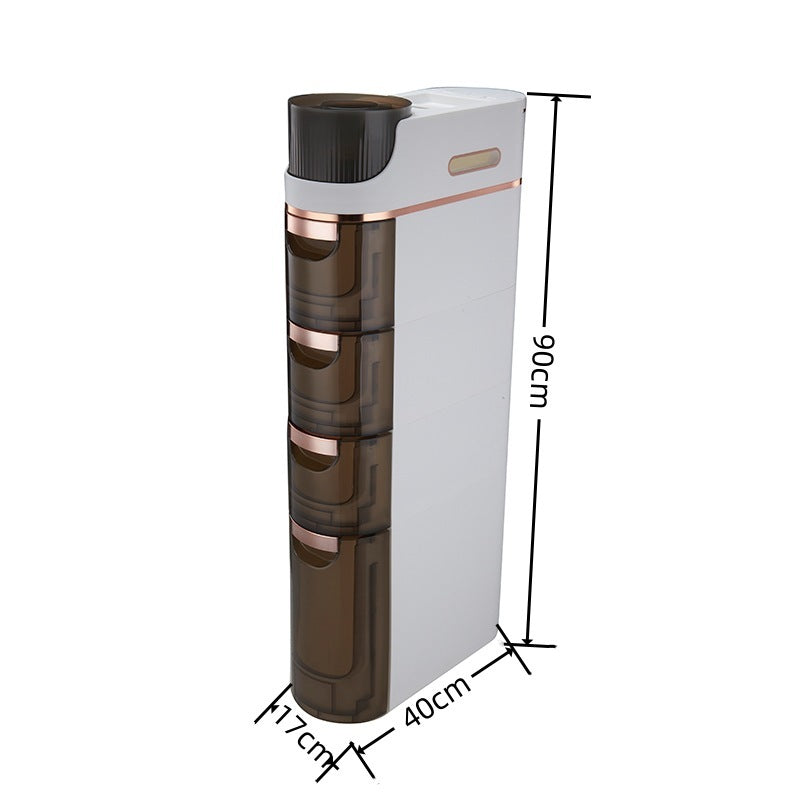 Drawer Style Narrow Slit Storage Rack For Miscellaneous Items