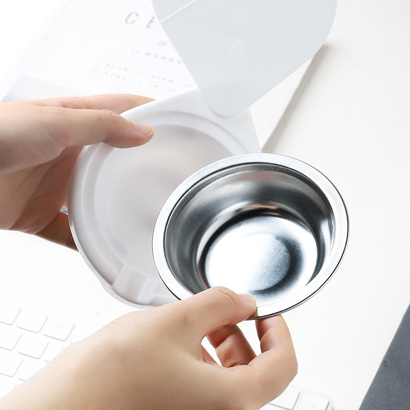Hidden Table Bottom Ashtray Stainless Steel Creative Rotatable Easy To Paste Household Items Room Ashtray