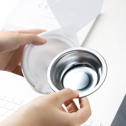 Hidden Table Bottom Ashtray Stainless Steel Creative Rotatable Easy To Paste Household Items Room Ashtray