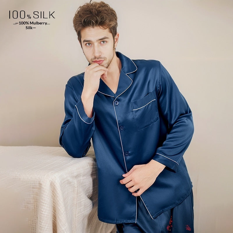 Mumi Heavyweight Silk Pajamas For Men