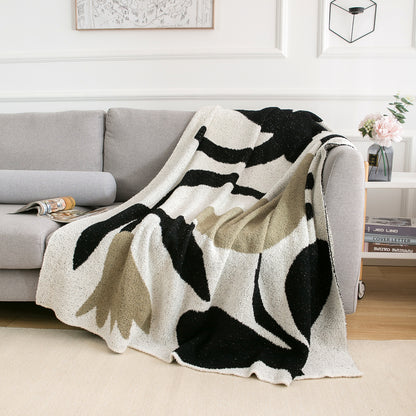 Light Luxury High-grade Cream Style Office Sofas Single Blanket