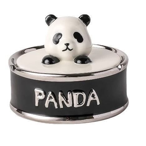 Creative Panda Ashtray Home Living Room Decoration