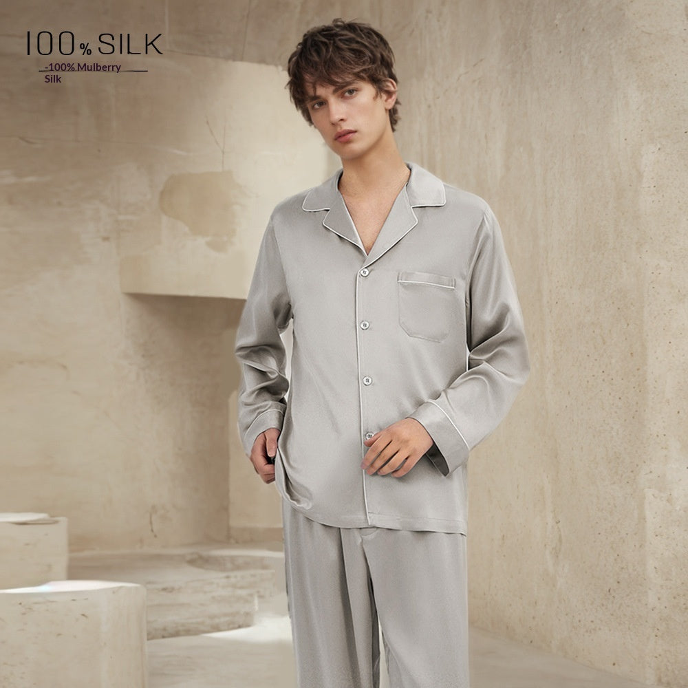 Mumi Heavyweight Silk Pajamas For Men
