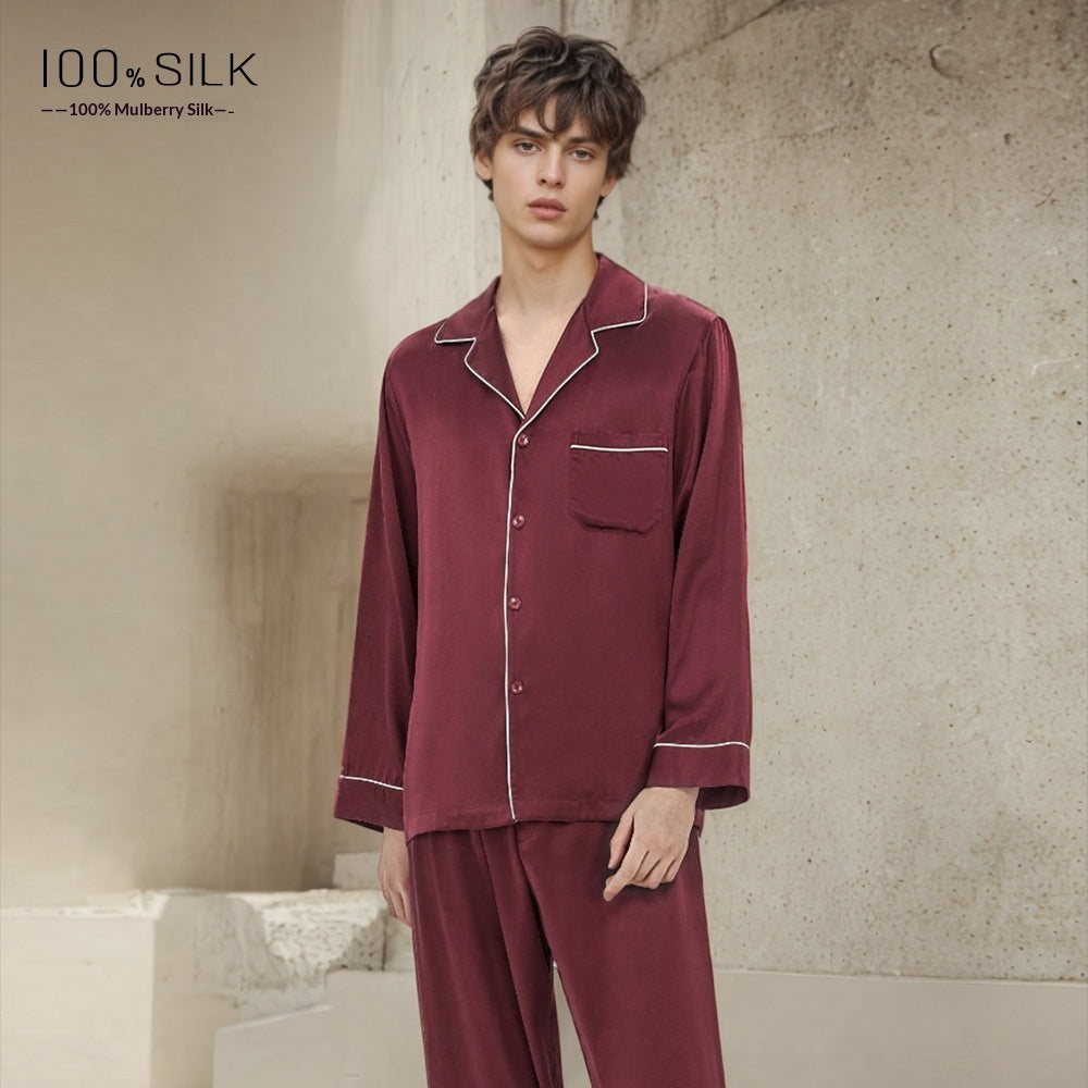Mumi Heavyweight Silk Pajamas For Men