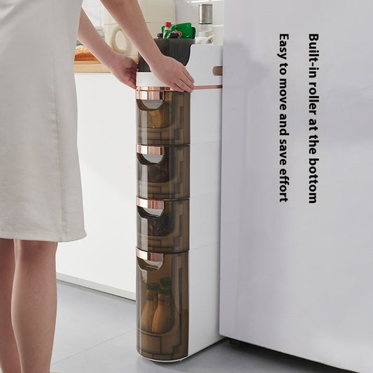 Drawer Style Narrow Slit Storage Rack For Miscellaneous Items