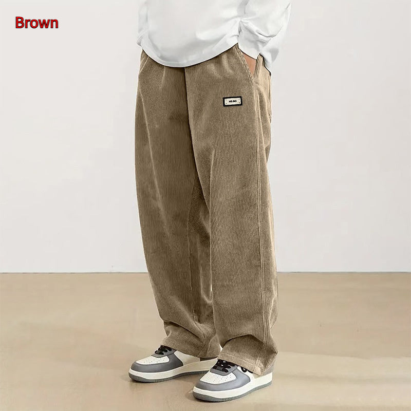 New Corduroy Casual Pants For Men European And American Style