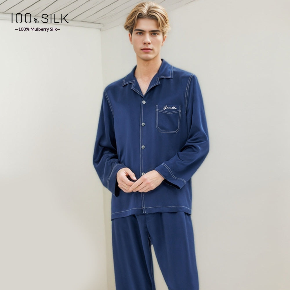 Mumi Heavyweight Silk Pajamas For Men