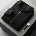 Thickened Zip-up Sweater Made From Pure Wool