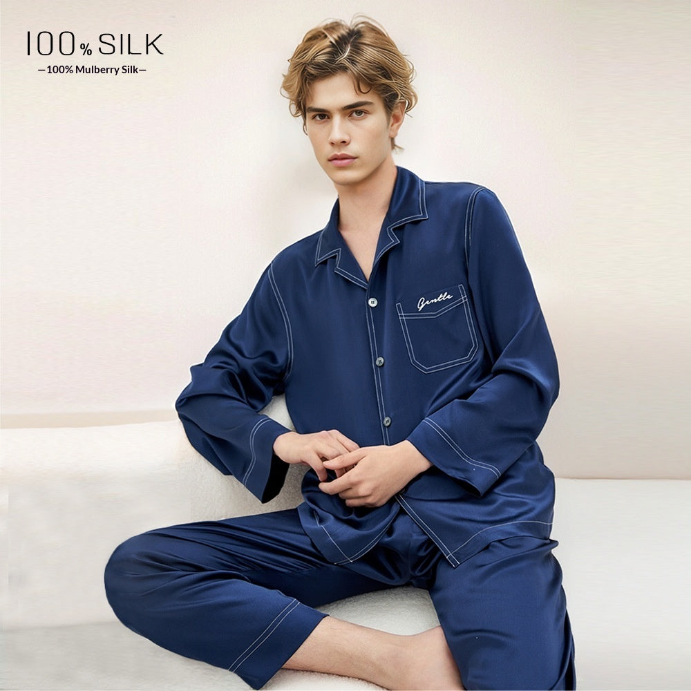 Mumi Heavyweight Silk Pajamas For Men