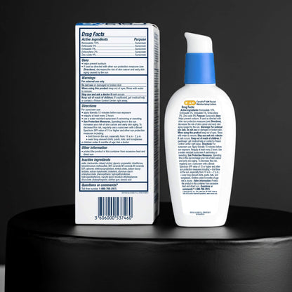 CeraVe AM Moisturizer with SPF 30 for Face – Oil-Free Daily Lotion with Hyaluronic Acid & Ceramides – Non-Comedogenic Sunscreen 3 oz (89ml)