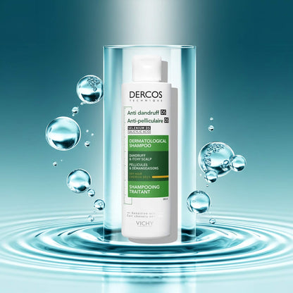 Vichy Dercos Anti-Dandruff DS Shampoo for Dry Hair | Nourishing Formula with Selenium DS & Salicylic Acid