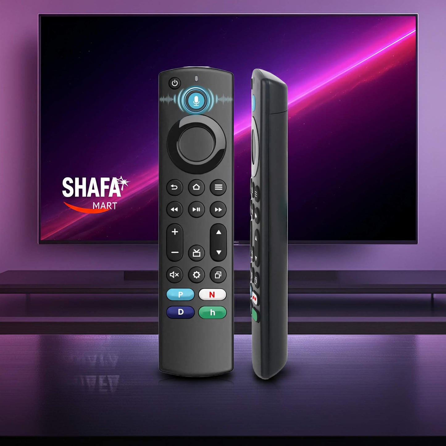 Voice Remote Control Replacement for Fire Smart TVs (Toshiba, Insignia, AMZ Omni, Pioneer)