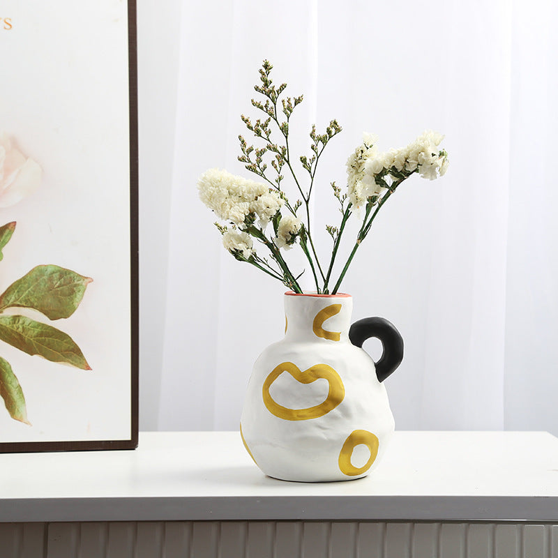 Ceramic Vase Decoration Living Room Home Decoration