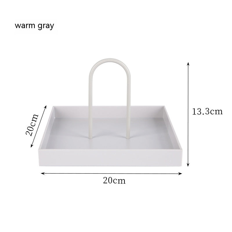 Round Hand Tray Sundries Small Items Desktop Tray