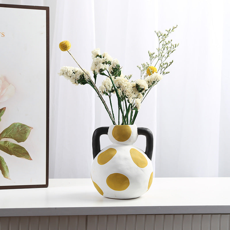 Ceramic Vase Decoration Living Room Home Decoration