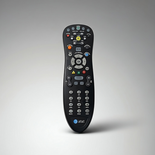 AT&T Generic Replacement Remote Control for U-Verse S10 Series (S10-S1, S10-S2, S10-S3, S10-S4) – Ergonomic Black Remote for Digital TV DVR & Cable Box